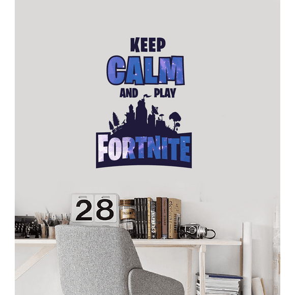 Fortnite PERSONALIZED NAME Decal WALL STICKER Art Home Decor Boys Bedroom J1501